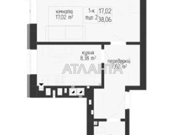 1-room apartment apartment by the address st. Edinstva (area 39,0 m2) - Atlanta.ua - photo 19