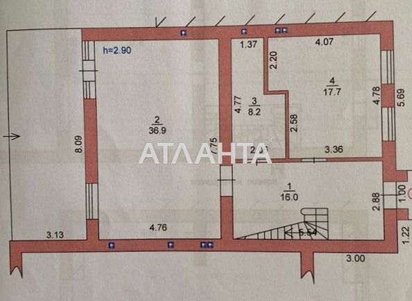 4+-rooms apartment apartment by the address st. Aleksandriyskiy per (area 250,7 m2) - Atlanta.ua - photo 4