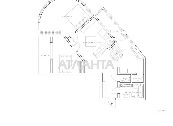 3-комнатная квартира по адресу ул. Пишоновская (площадь 95,5 м²) - Atlanta.ua - фото 21