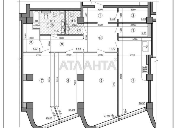 3-комнатная квартира по адресу Мореходный пер. (площадь 163,0 м2) - Atlanta.ua - фото 5