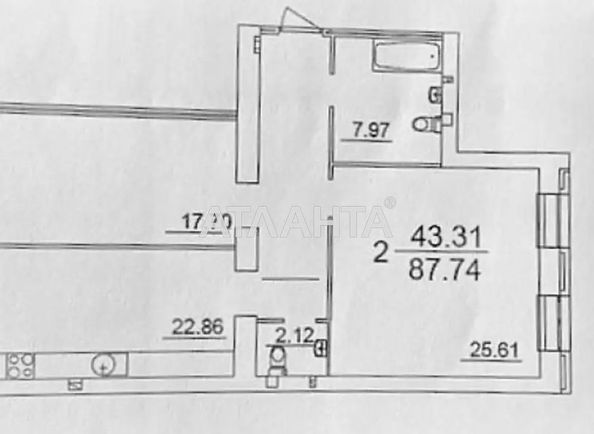 3-комнатная квартира по адресу ул. Марии Приймаченко (площадь 86 м²) - Atlanta.ua - фото 10