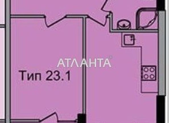 1-room apartment apartment by the address st. 7 km ovidiopolskoy dor (area 38,0 m2) - Atlanta.ua - photo 12