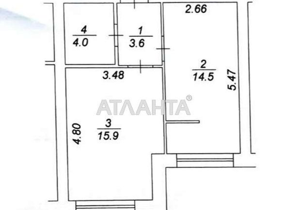 2-rooms apartment apartment by the address st. Promyshlennaya (area 40,0 m2) - Atlanta.ua - photo 11