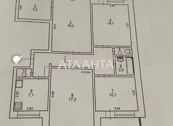4+-rooms apartment apartment by the address st. Vasiliya Kasiyana (area 103,0 m2) - Atlanta.ua - photo 25