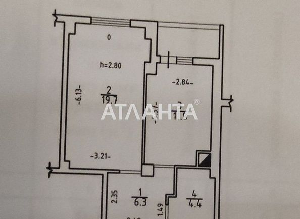 1-кімнатна квартира за адресою вул. Гранітна (площа 45,6 м2) - Atlanta.ua