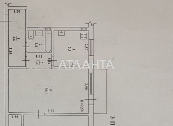 2-rooms apartment apartment by the address st. Chernyakhovskogo (area 44,4 m2) - Atlanta.ua - photo 5