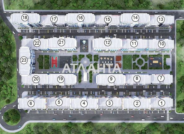 1-room apartment apartment by the address st. 7 km ovidiopolskoy dor (area 25 m²) - Atlanta.ua - photo 4