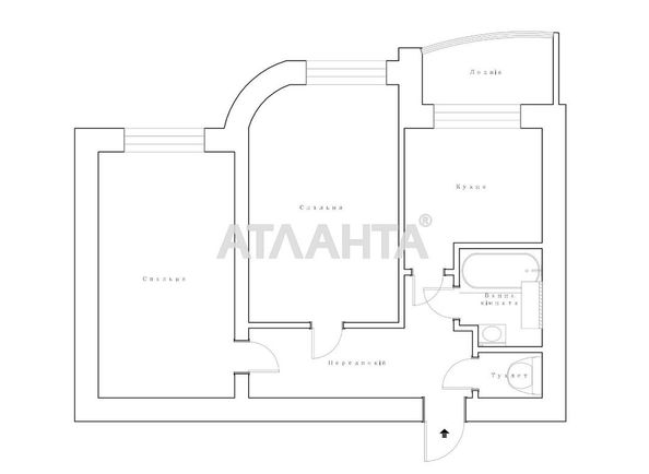 2-кімнатна квартира за адресою вул. Лобановського (площа 59,6 м²) - Atlanta.ua - фото 11
