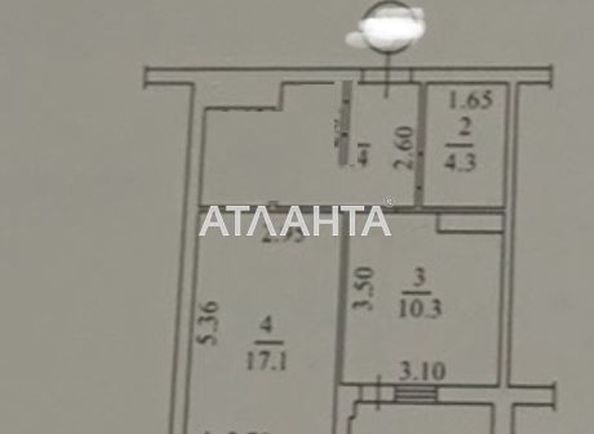 2-комнатная квартира по адресу ул. Прохоровская (площадь 45,4 м2) - Atlanta.ua - фото 10