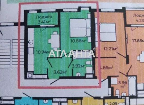 1-комнатная квартира по адресу ул. Роксоляни (площадь 33 м²) - Atlanta.ua - фото 11