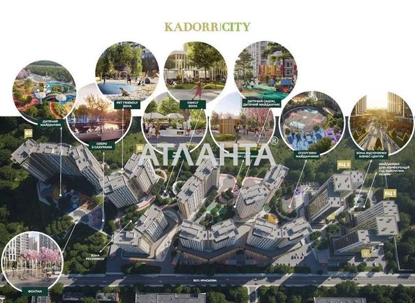1-комнатная квартира по адресу ул. Краснова (площадь 59,4 м²) - Atlanta.ua - фото 2