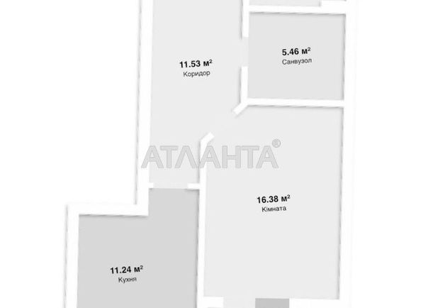 1-комнатная квартира по адресу Трускавецкая ул. (площадь 52,0 м2) - Atlanta.ua - фото 2