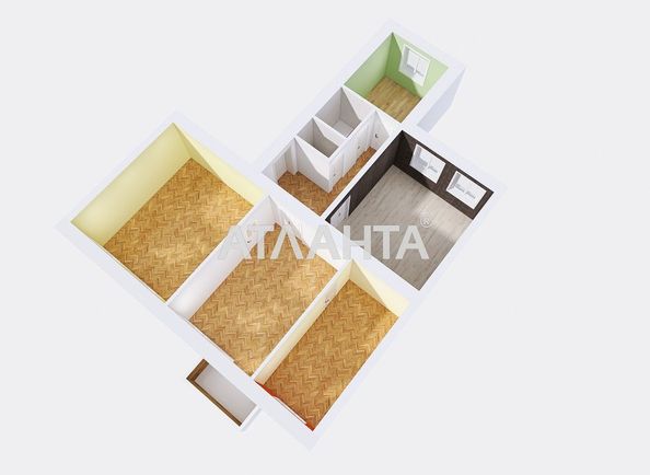 4+-rooms apartment apartment by the address st. Bazarnaya Kirova (area 91,2 m²) - Atlanta.ua - photo 17