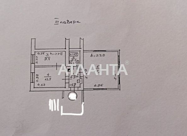 2-комнатная квартира по адресу ул. Хмельницкого Богдана (площадь 59,6 м²) - Atlanta.ua - фото 29