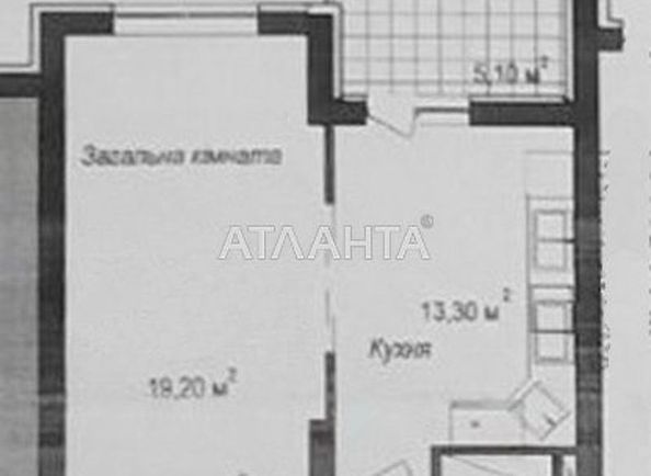 1-комнатная квартира по адресу ул. Героев Крут (площадь 48,5 м2) - Atlanta.ua - фото 2