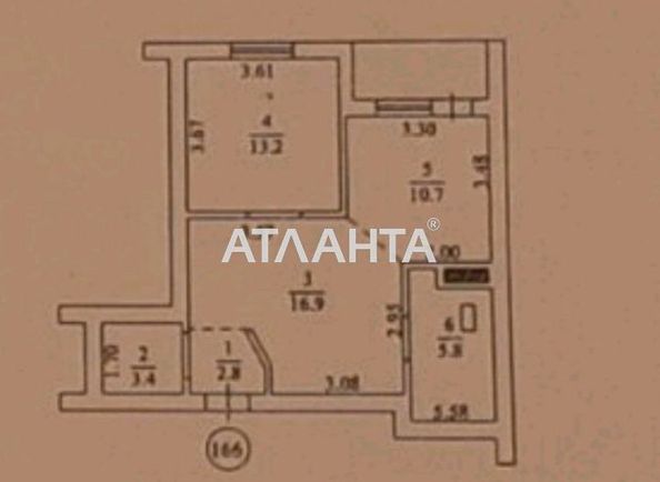 2-rooms apartment apartment by the address st. Dyukovskaya Nagornaya (area 55,1 m2) - Atlanta.ua - photo 16