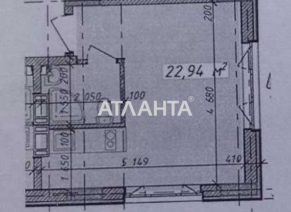 1-room apartment apartment by the address st. Vishnevaya (area 23,0 m2) - Atlanta.ua - photo 5
