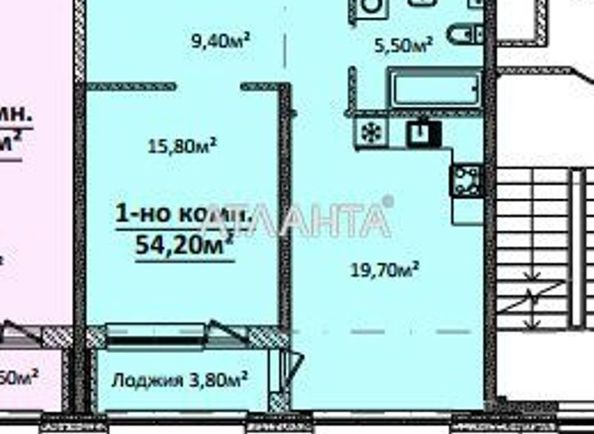 1-room apartment apartment by the address st. Gagarina pr (area 54,7 m2) - Atlanta.ua - photo 5