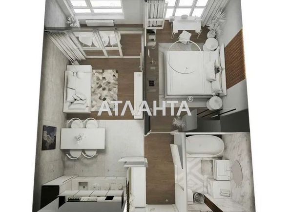 1-комнатная квартира по адресу ул. Ивана Выговского (площадь 43,6 м2) - Atlanta.ua - фото 2