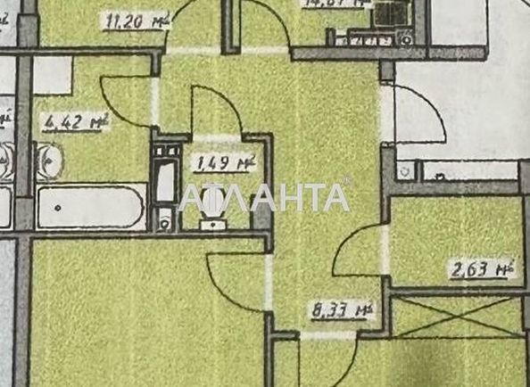 3-комнатная квартира по адресу ул. Массив 10 (площадь 77,8 м2) - Atlanta.ua - фото 9