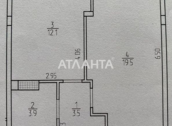 1-кімнатна квартира за адресою вул. Одеська (площа 39,0 м2) - Atlanta.ua - фото 15