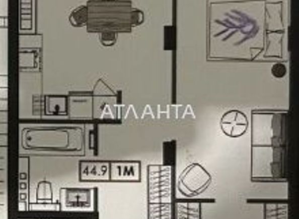 1-room apartment apartment by the address st. Marselskaya (area 45,0 m2) - Atlanta.ua - photo 7