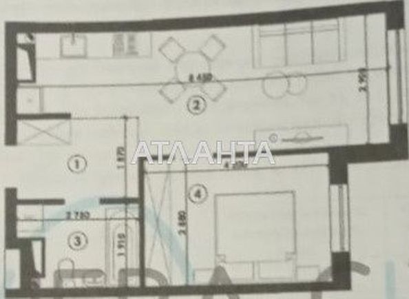 1-room apartment apartment by the address st. Chekhova (area 42,6 m²) - Atlanta.ua - photo 10