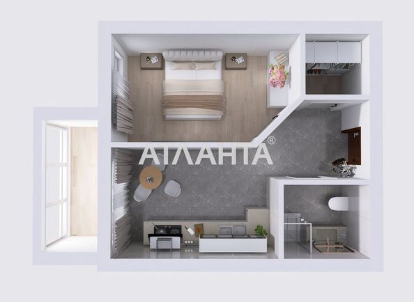 1-кімнатна квартира за адресою вул. Слобідська (площа 35 м²) - Atlanta.ua - фото 25