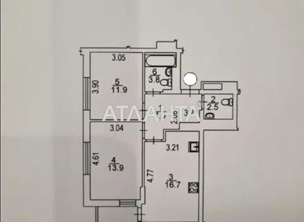 2-комнатная квартира по адресу просп. Правды (площадь 58,0 м2) - Atlanta.ua - фото 19