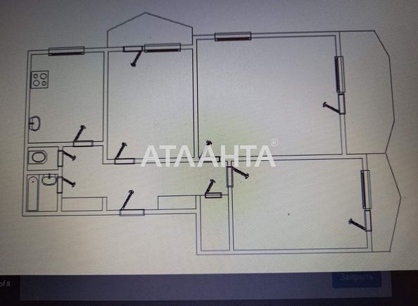 3-rooms apartment apartment by the address st. Dobrovolskogo pr (area 72 m²) - Atlanta.ua - photo 25