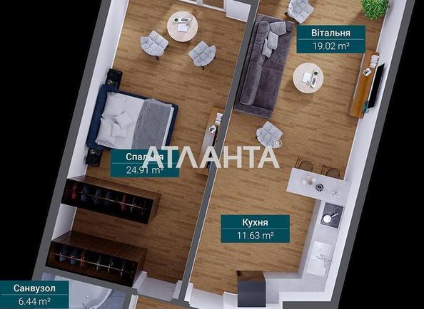 1-кімнатна квартира за адресою вул. Французький бульв. (площа 74,5 м²) - Atlanta.ua - фото 2