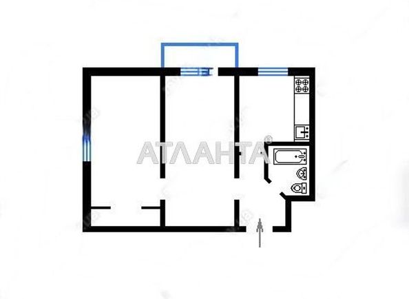 2-rooms apartment apartment by the address st. Pecherskiy spusk (area 46,0 m2) - Atlanta.ua - photo 15