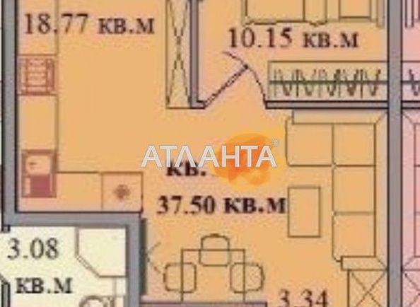 1-room apartment apartment by the address st. Severnaya (area 37,5 m2) - Atlanta.ua - photo 11