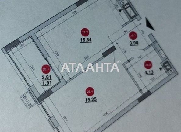 1-room apartment apartment by the address st. Khmelnitskogo B ul (area 43,0 m2) - Atlanta.ua - photo 8