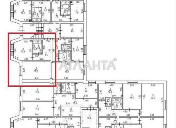 1-комнатная квартира по адресу ул. Вернадского (площадь 37,9 м²) - Atlanta.ua - фото 4