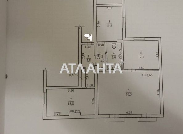 3-комнатная квартира по адресу ул. Донского Дмитрия (площадь 83 м²) - Atlanta.ua - фото 12