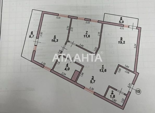 2-rooms apartment apartment by the address st. Zhovkovskaya ul (area 85,0 m2) - Atlanta.ua - photo 2