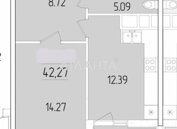 1-кімнатна квартира за адресою вул. Краснова (площа 42 м²) - Atlanta.ua - фото 15
