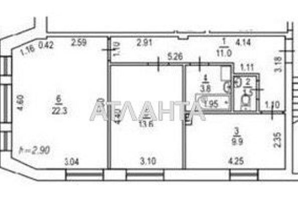 2-rooms apartment apartment by the address st. Tulskaya (area 62,1 m²) - Atlanta.ua - photo 5