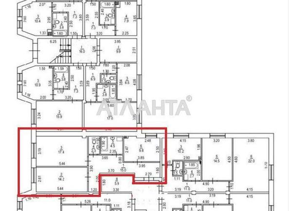 2-rooms apartment apartment by the address st. Vernadskogo Tulskaya (area 63,2 m²) - Atlanta.ua - photo 16