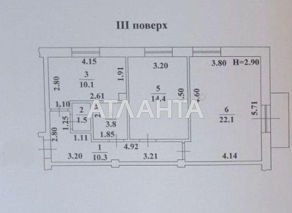 2-rooms apartment apartment by the address st. Tulskaya (area 63,1 m²) - Atlanta.ua - photo 5