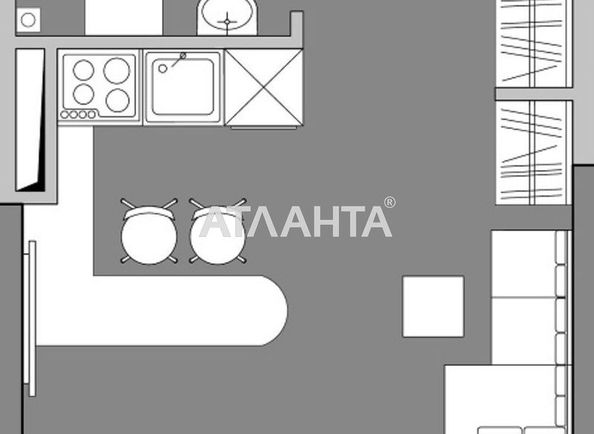 1-room apartment apartment by the address st. Vilyamsa ak (area 21,5 m2) - Atlanta.ua - photo 2