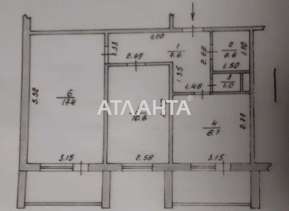 2-rooms apartment apartment by the address st. Yuzhnaya (area 52,0 m2) - Atlanta.ua - photo 10