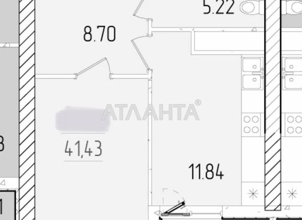 1-room apartment apartment by the address st. Krasnova (area 41,7 m²) - Atlanta.ua - photo 15