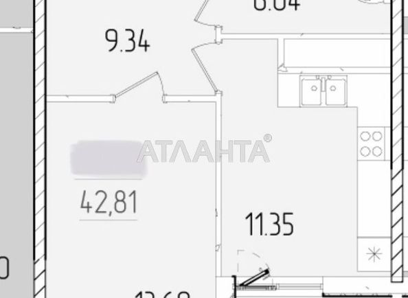 1-room apartment apartment by the address st. Krasnova (area 42,6 m²) - Atlanta.ua - photo 19