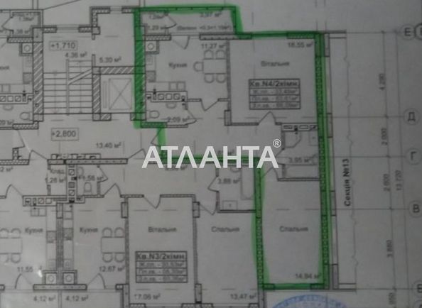 2-rooms apartment apartment by the address st. Glinyanskiy Trakt (area 66,1 m2) - Atlanta.ua - photo 4