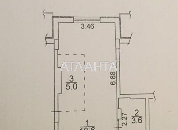 1-room apartment apartment by the address st. Bocharova gen (area 28,0 m2) - Atlanta.ua - photo 9