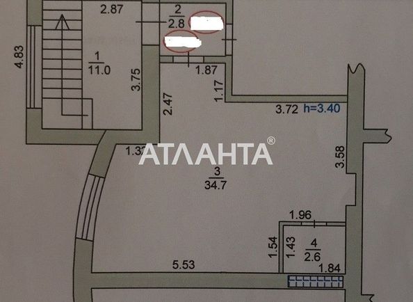 1-room apartment apartment by the address st. Parusnaya Geroev Stalingrada (area 44,0 m2) - Atlanta.ua - photo 8