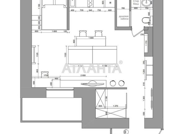 1-кімнатна квартира за адресою вул. Гарматна (площа 52,0 м2) - Atlanta.ua - фото 21