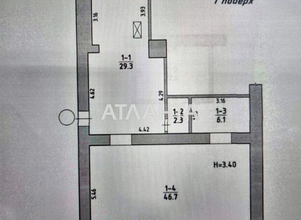 Коммерческая недвижимость по адресу ул. Спиридоновская (площадь 84,4 м2) - Atlanta.ua - фото 7